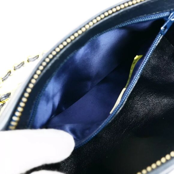 CHANEL CC Matelasse Tassel Chain Mini Shoulder Bag Leather BE GHW VTG 653RK830 - Picture 3 of 16